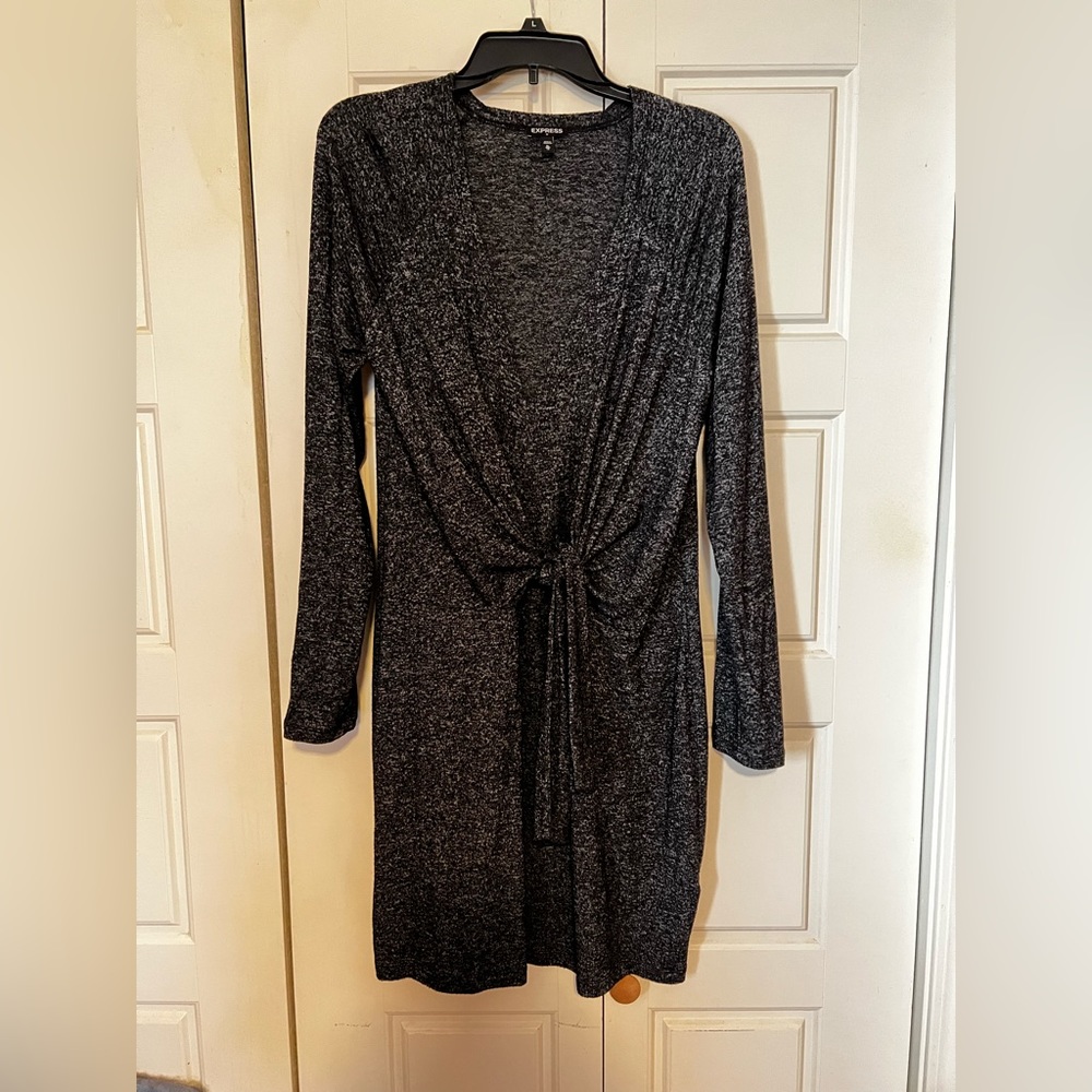 Express tie waist dress